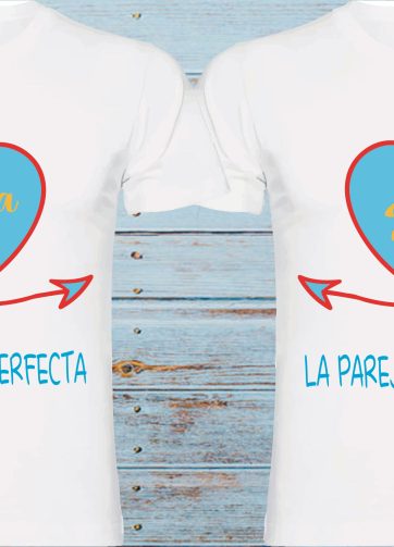 camisetas la pareja perfecta