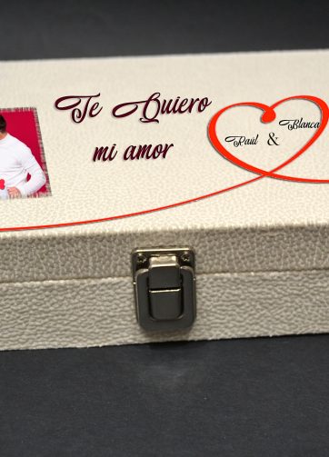 joyero piel personalizado