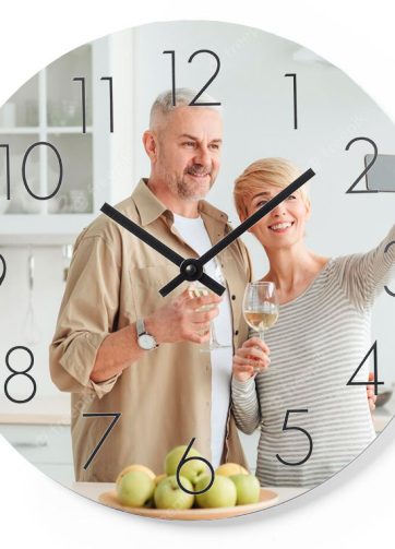 Reloj madera para pared personalizado